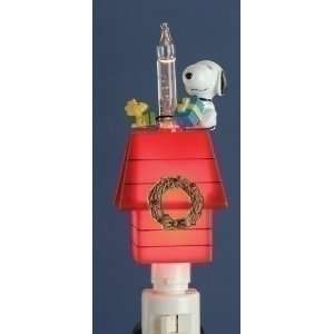   and Woodstock Doghouse Christmas Bubble Night Light