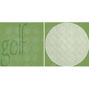  Sporty Words Golf 12 x 12 Double Sided Paper Arts 