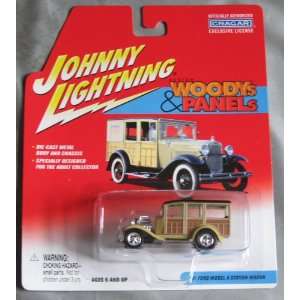   Woodys & Panels 31 Ford Modeal A Station Wagon BROWN: Toys & Games