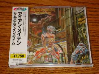 IRON MAIDEN SOMEWHERE IN TIME JAPAN CD WITH OBI  