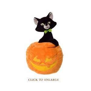  Halloween Black Cat & Pumpkin Candy Holder: Toys & Games