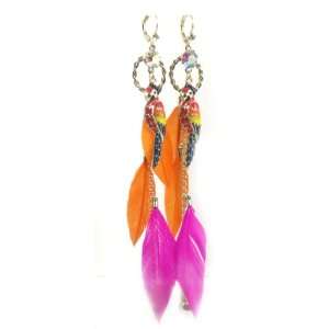 Betsey Johnson Jewelry Rio Parrot Earrings