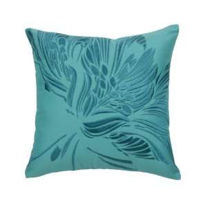 Blissliving Home Mallory Pillow, Turquoise, 12 by 12 Inches:  