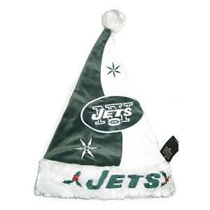  New York Jets Color Block Santa Hat: Sports & Outdoors
