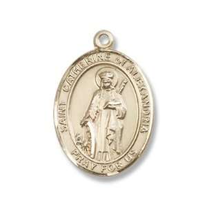  Gold Filled St Catherine of Alexandria Pendant First 