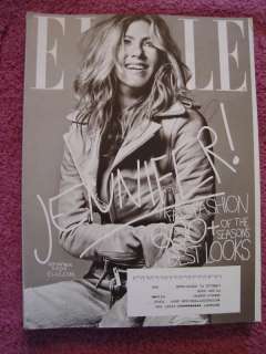 Elle Magazine Sept 2009 Jennifer Aniston  