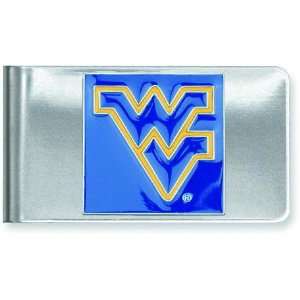   Steel Collegiate West Virginia University Money Clip Jewelry