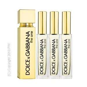  The One by Dolce & Gabbana, 4 piece purse spray set for 