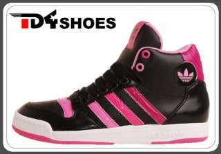   Midiru Court Mid W Black Pink 2011 Women Casual Shoes G50043  