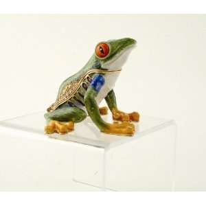  Frog bejeweled jewelry box 4: Home & Kitchen