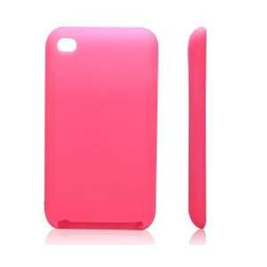 Pink / Silicone Skin Case / Cover / Shell for Apple iPod Touch 4 (Free 