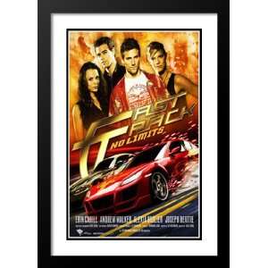  Fast Track No Limits 32x45 Framed and Double Matted Movie 