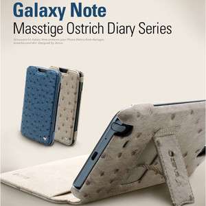 ZENUS Samsung Galaxy Note Leather Case N7000 MASSTIGE OSTRICH DIARY 