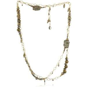    Avindy Jewelry Pyrite Metallic Funky Nugget Necklace Jewelry