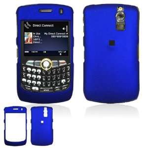  Premium   Blackberry Curve 8350i Dark Blue Rubber Feel 