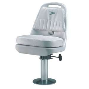   Chair with 15 Pedestal   White (Wise Boat Seats): Sports & Outdoors