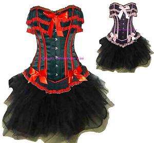   +SKIRT Valentine Outfit Costume SET Prom Goth SEXY Party Dress  