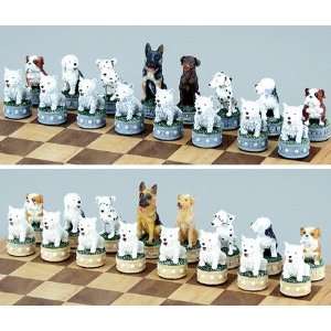  All Dogs Theme Chessmen Toys & Games