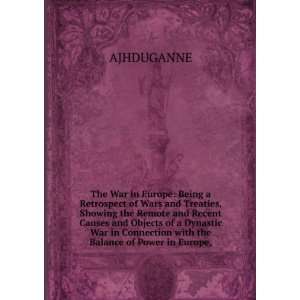   in Connection with the Balance of Power in Europe, AJHDUGANNE Books