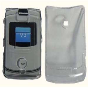   Clear Hard Case Cover for Motorola Razor V3 Cell Phones & Accessories