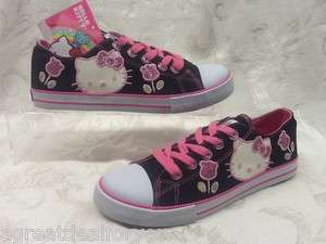 HELLO KITTY Girls GLITTER KITTY Youth Fashion Sneakers Shoes NIB msrp 