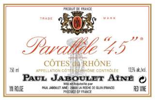 Jaboulet Parallele 45 Rouge 2005 
