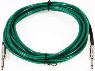 Fender Accessories 18 Guitar Cables   Surf Green (18)  