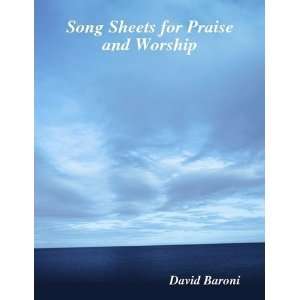  Song Sheets for Praise and Worship Books