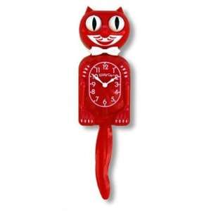  Small Kit Cat Clock in Red