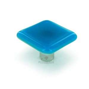   solids collection   1 1/2 knob in turquoise blue