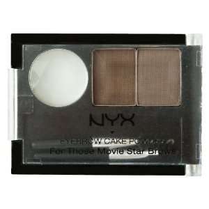  NYX Eyebrow Powder Taupe/ Ash (Pack of 3) Beauty