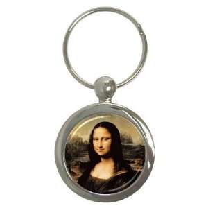  Mona Lisa Da Vinci Key Chain (Round)