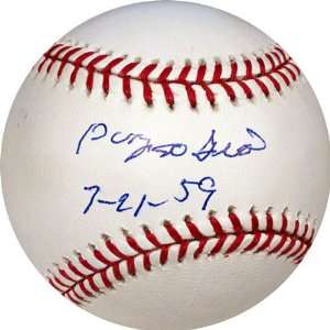  Pumpsie Green 7 21 59 Autographed / Signed Baseball 
