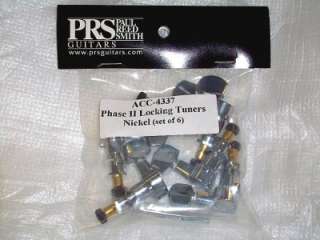 Paul Reed Smith Phase II PRS Locking Tuners Nickel Set  
