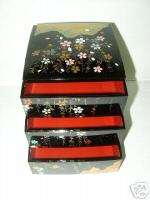 Japanese Jubako #10 Lunch Dinner Lacquer Box Bento New  
