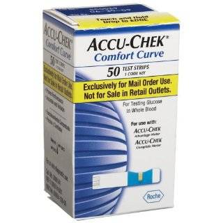  ACCU CHEK Comfort Curve Test Strips, 100 Count Box Health 