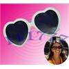 White Heart Shaped Stylish Trendy Sunglasses For Party  