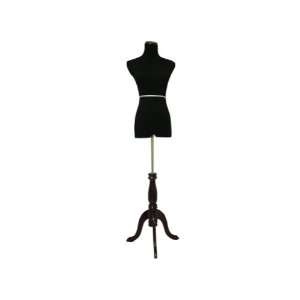  Dress Form Black Female Sewing Dress Form Burgundy Stand 