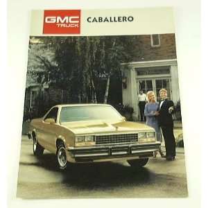  1987 87 GMC CABALLERO Truck BROCHURE: Everything Else