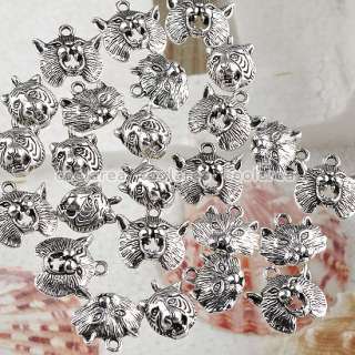 30pc Mixed Various Animal Mask Charms Beads Findings For Pendant 