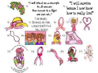 Breast Cancer Awareness Return Address Labels Cute  
