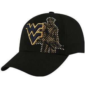  West Virginia Mountaineers Black Shades Flex Fit Hat: Sports