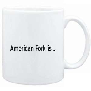  Mug White  American Fork IS  Usa Cities Sports 