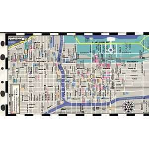  Filofax Papers Chicago Downtown Map Pocket Size   FF 