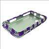 Samsung M820 Galaxy Prevail Boost mobile Purple Bling Hard Case Cover 