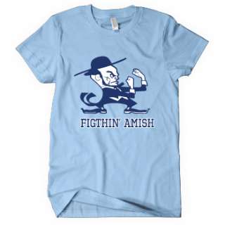 FIGHTING AMISH T shirt joke funny pennsylvania sports SIZE S, M, L, XL 