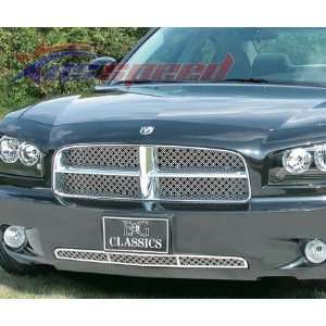  2006 2010 Dodge Charger Dual Weave Mesh Grille 2PC   E&G 