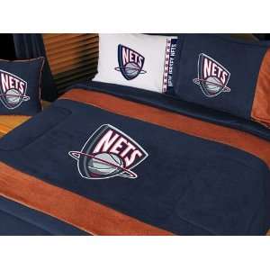  New Jersey Nets MVP Bedskirt   Full Bed: Sports & Outdoors