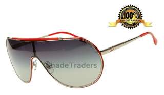 Dolce & Gabbana D&G Aviator Sunglasses SILVER_RED 6075  