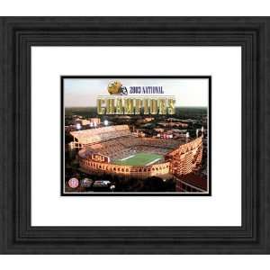    Framed 2003 National Champs LSU Tigers Photograph
